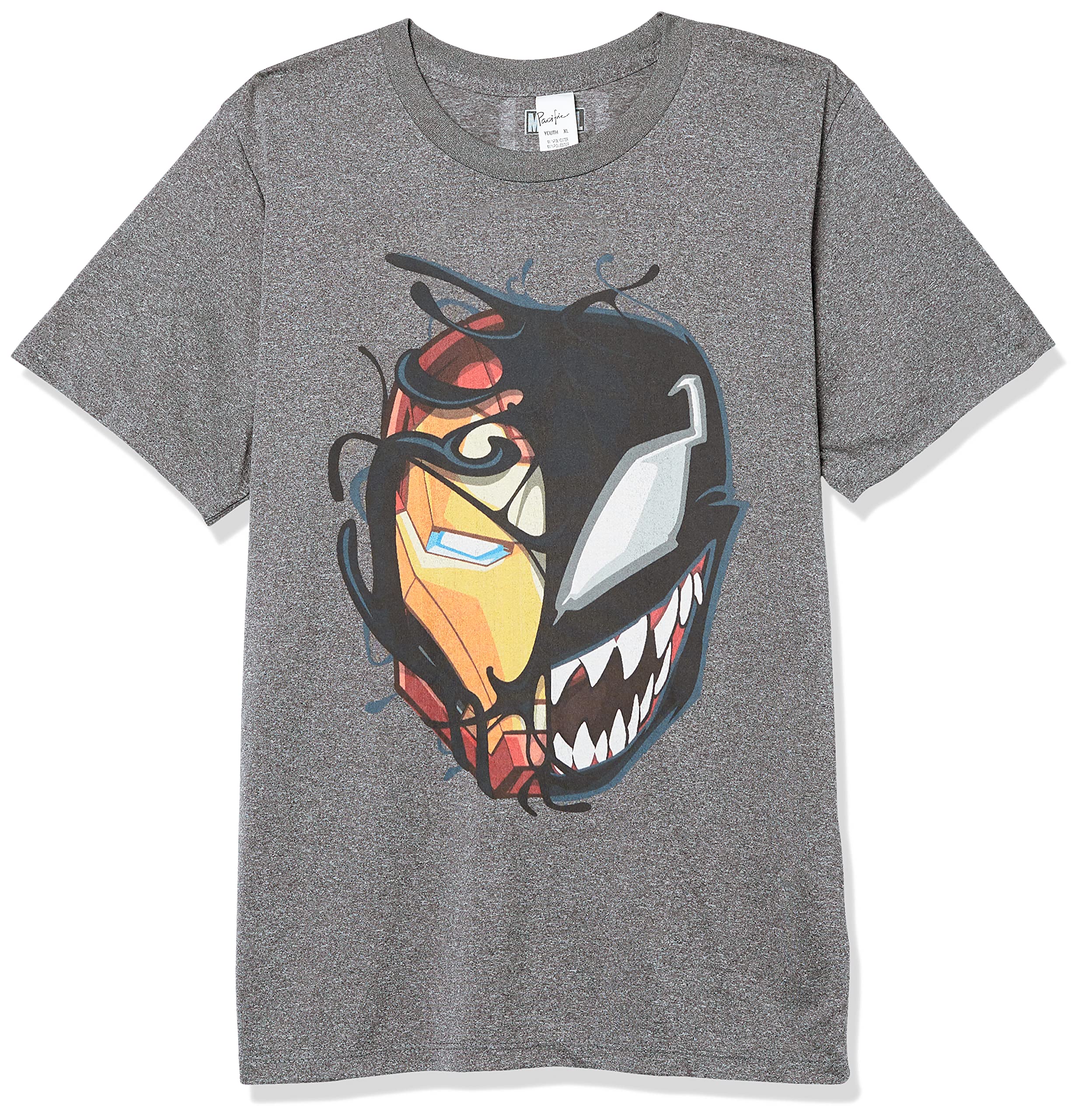 Marvel Kids' Iron Venom Graphic T-Shirt - Superhero Cotton Tee for Boys & Girls - Perfect for Halloween, Cosplay & Everyday Wear