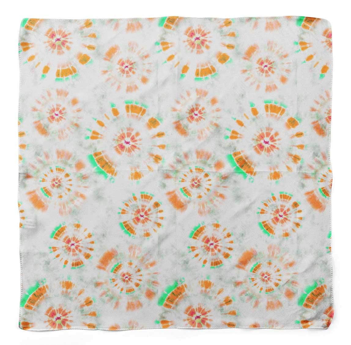 Bimba Pure Silk Printed Head Bandanas & Neck Scarves for Women - Soft Summer Fashion Accessories for Yoga, Beach, Outdoor Activities
