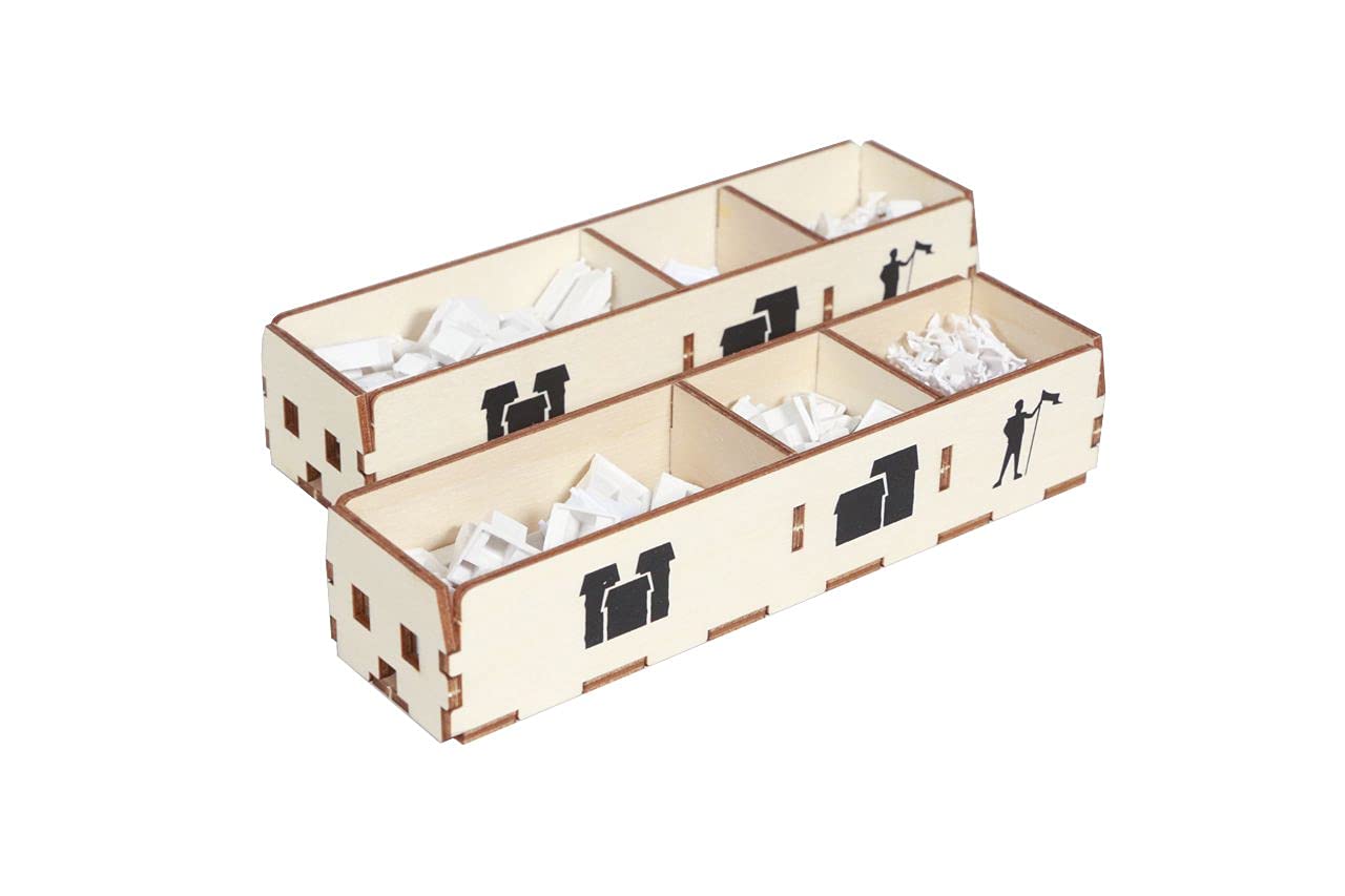 Premium Wooden Game Organizer for Spirit Island - Broken Token Compatible Board Game Storage Box with Custom Trays | Perfect for Tabletop Gaming & Organized Game Nights