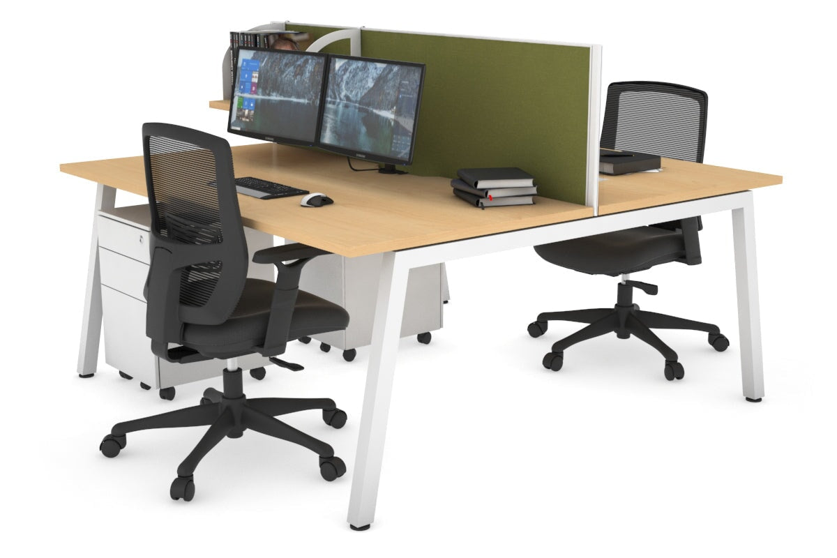 Quadro 2 Person Office Workstation - 47.2