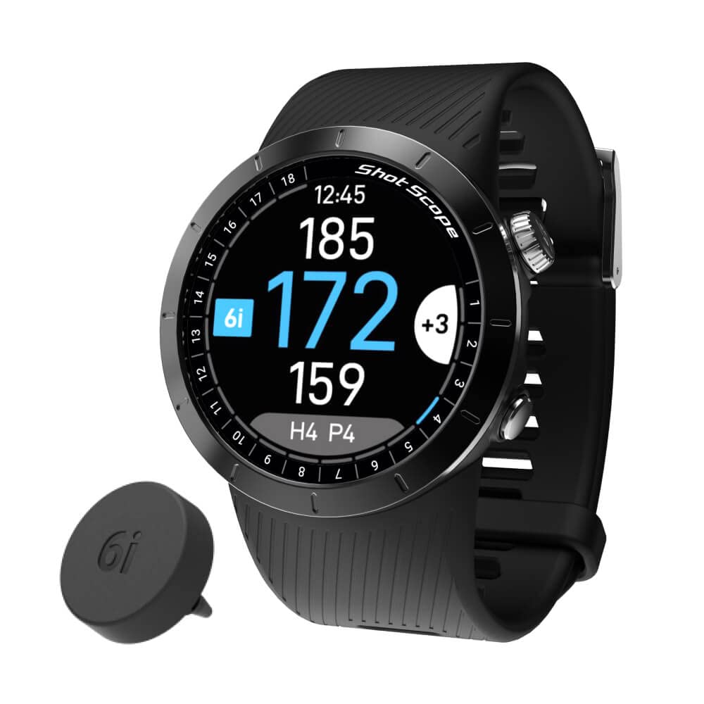 Shot Scope X5 Golf GPS Watch - Premium Automatic Performance Tracking GPS Watch with Distances, Hazards & Layups | Prestige Black | Perfect for Golfers to Improve Game Accuracy On-Course