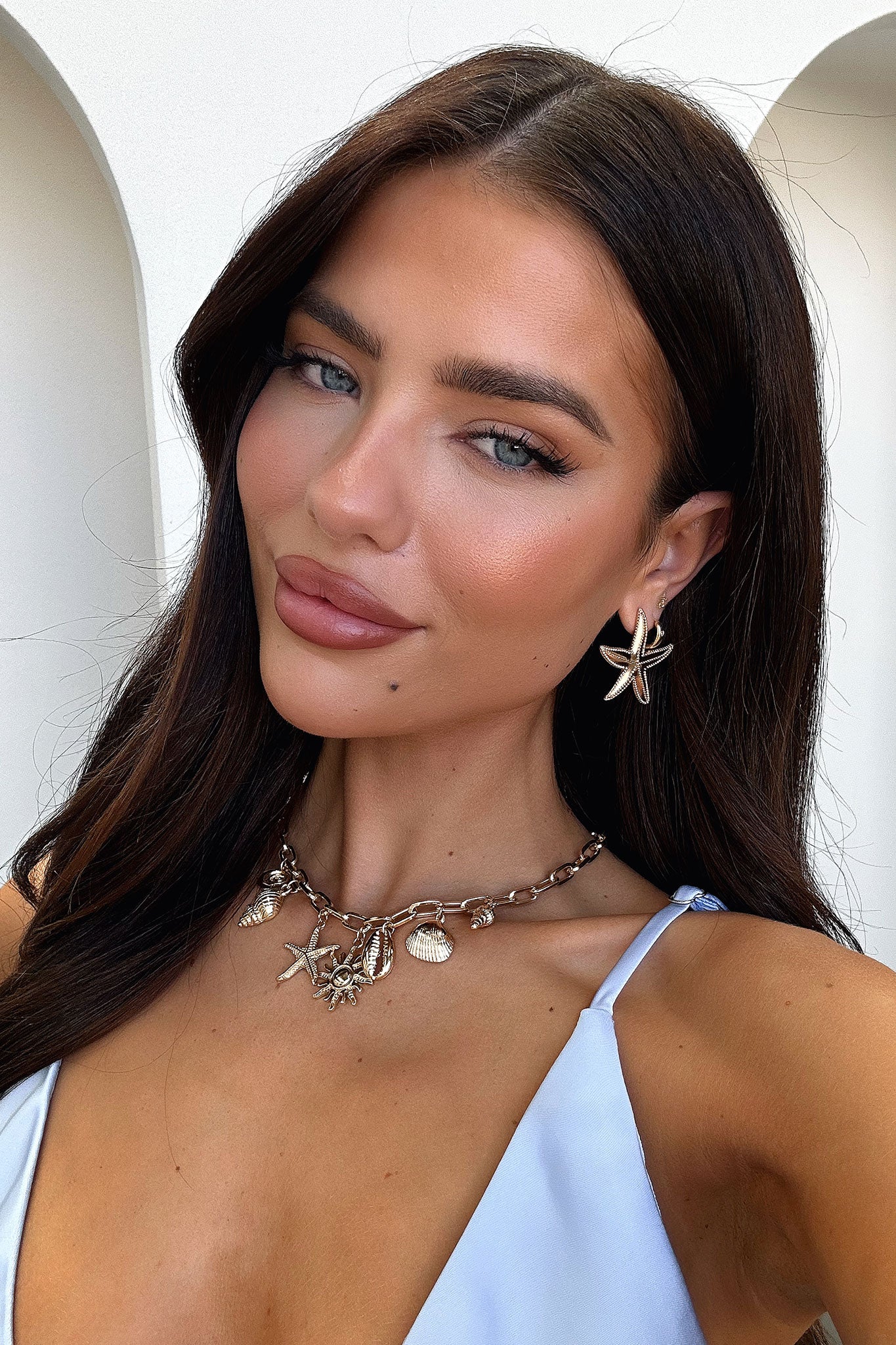 Elegant Coralie Gold Necklace for Women - Perfect for Weddings, Parties & Everyday Wear