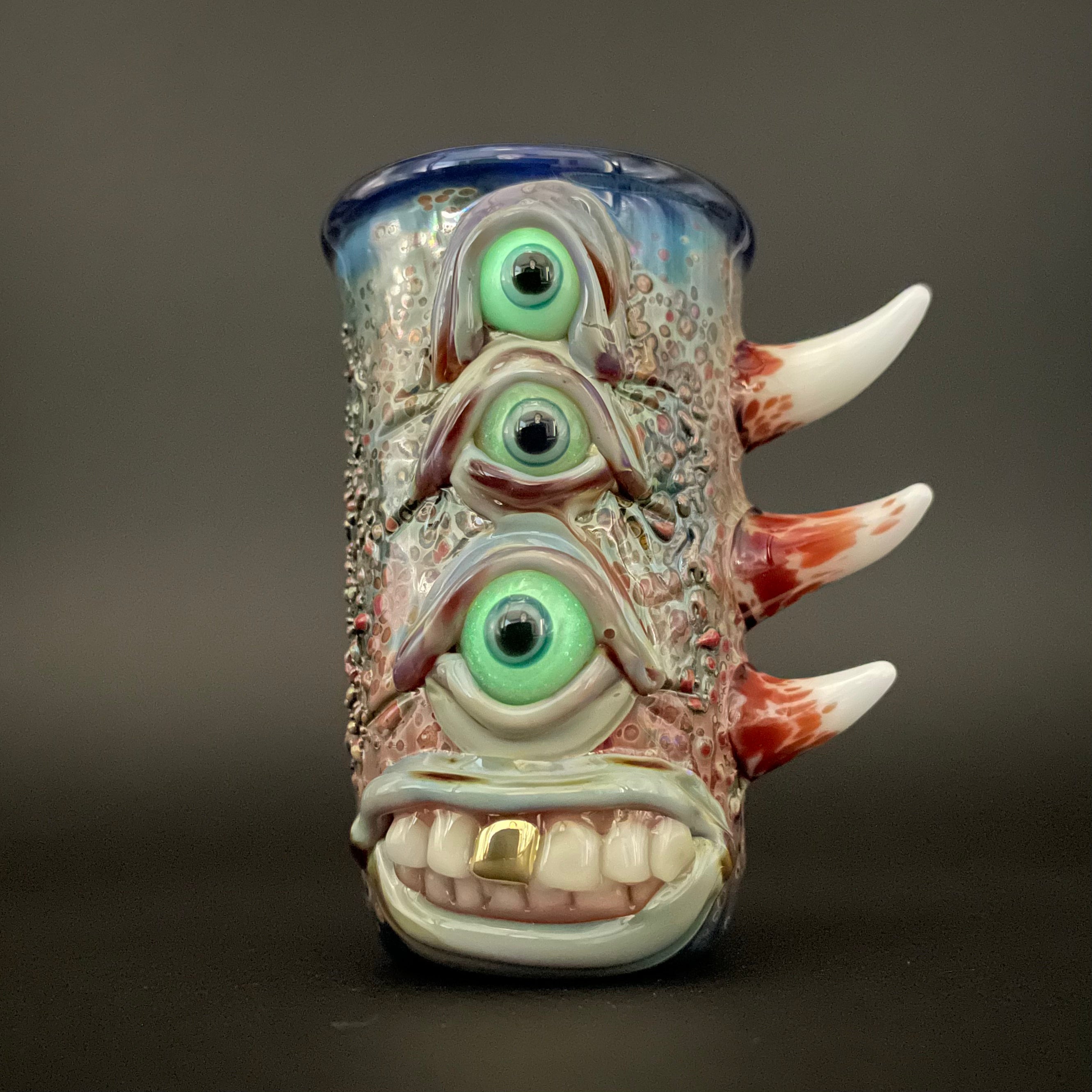 3-Piece Vertical Shot Glass Set - Perfect for Parties, Bars & Home Entertaining - 3 Eye Design for Fun Drinking Games & Cocktails