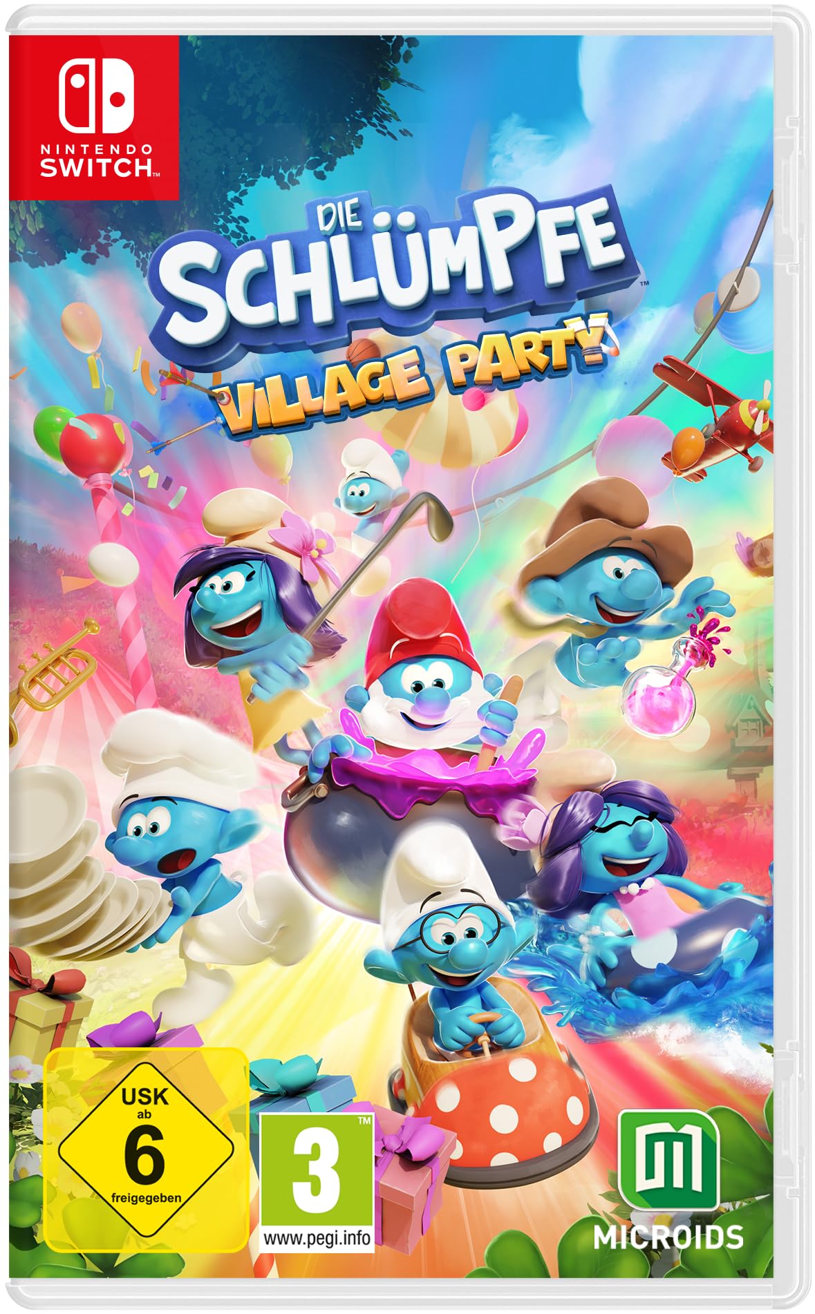 The Smurfs - Village Party Game for Nintendo Switch | Fun Family & Kids Party Video Game | Perfect for Game Nights & Birthday Celebrations