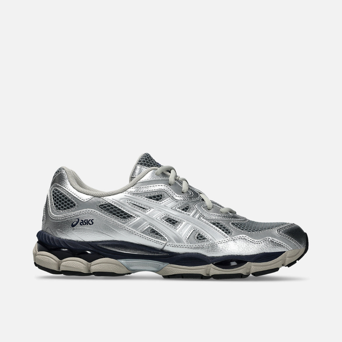ASICS GEL NYC Pure Silver Running Shoes - Lightweight Cushioned Sneakers for Men & Women - Perfect for Jogging, Gym Workouts & Daily Wear