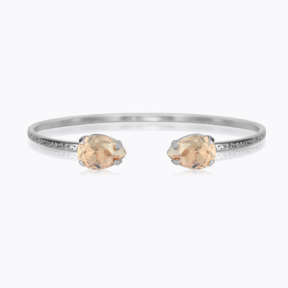 Elegant Petite Drop Bracelet in Golden Shadow - Dainty Layering Jewelry for Women, Perfect for Date Night & Special Occasions