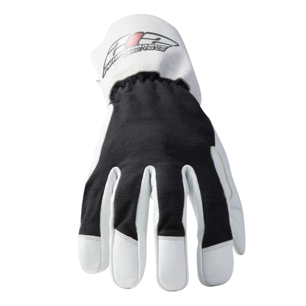 212 Performance ARCTIGEC5 05 011 ARC Economy TIG Cut 5 Resistant Goatskin Welding Gloves - X Large, Black/White - Heavy Duty Heat & Spark Protection for Metal Fabrication, Forging & Industrial Welding