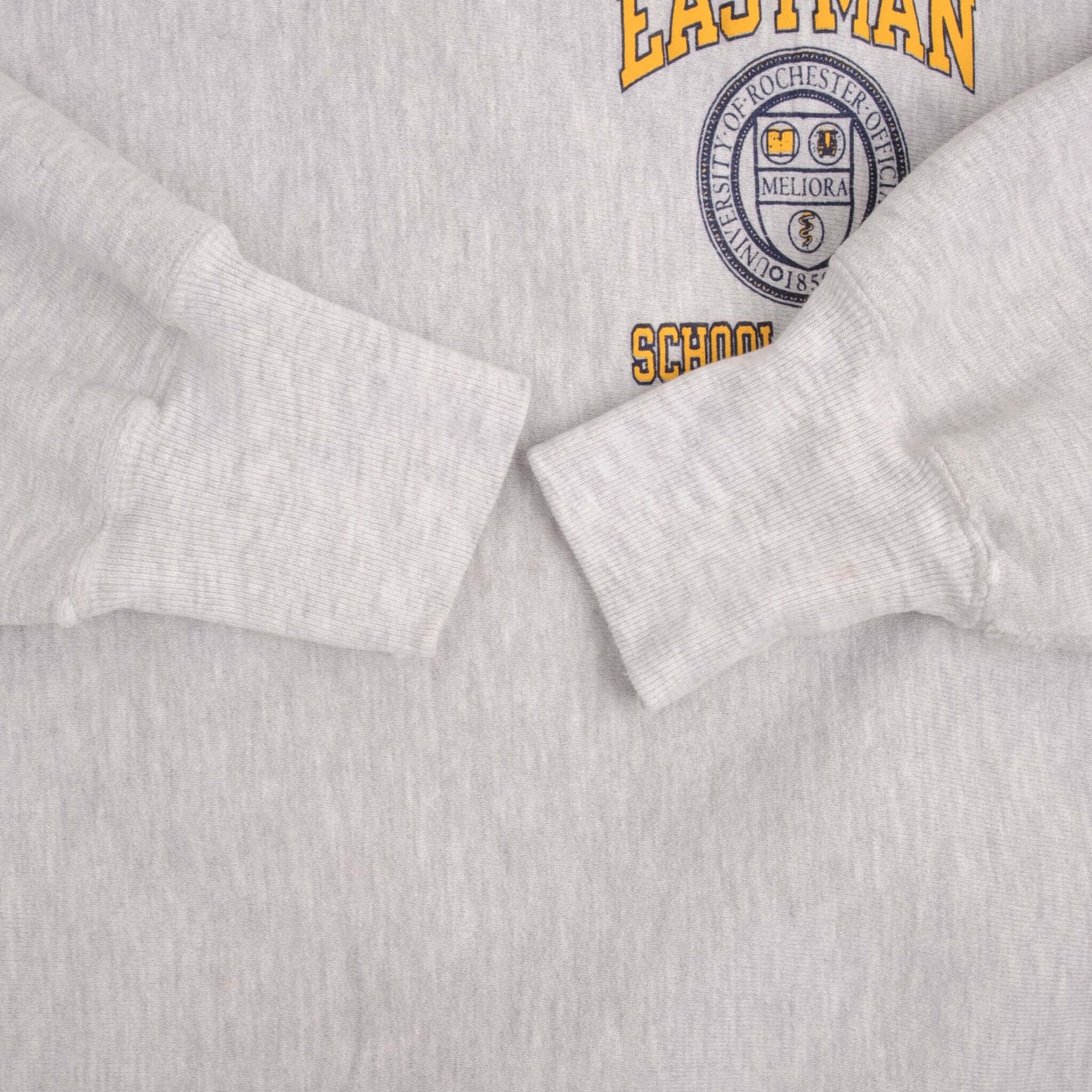 Vintage Champion Reverse Weave Eastman School of Music Sweatshirt 1990s Large - Retro College Style for Men & Women - Perfect for Casual Wear, Street Fashion & Music Lovers