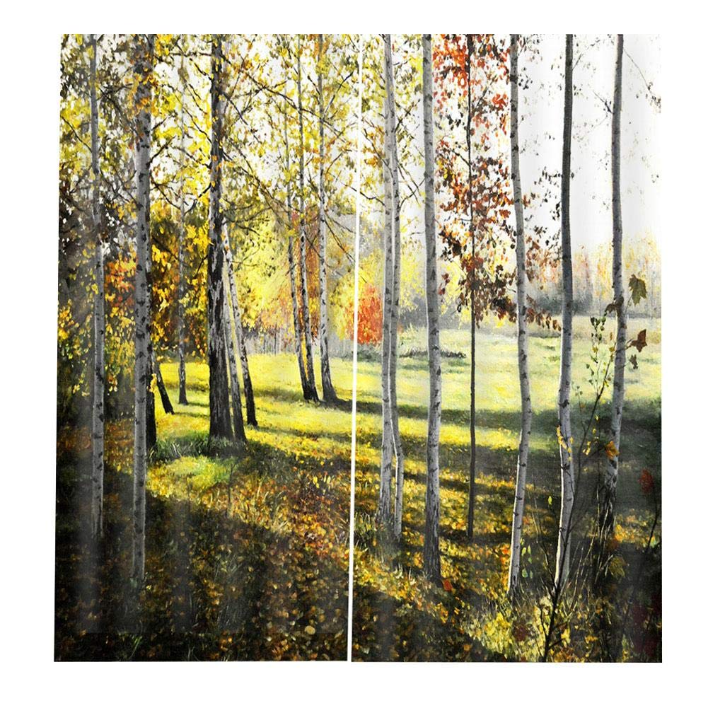 Yosooo Blackout Curtains for Bedroom & Living Room - Modern Thermal Insulated Window Panels with Full Shade Printing (59x65 inches) - Perfect for Light Blocking, Privacy & Home Decor