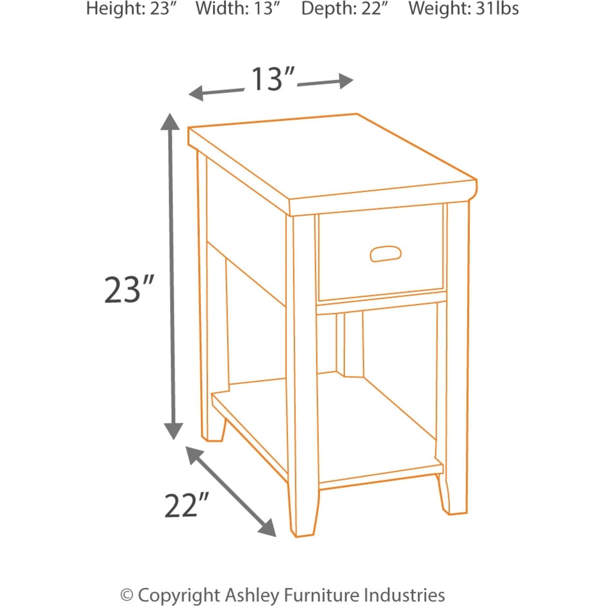 Breegin Marble End Table - Modern Side Table for Living Room, Bedroom & Office - Elegant Home Decor Accent Furniture
