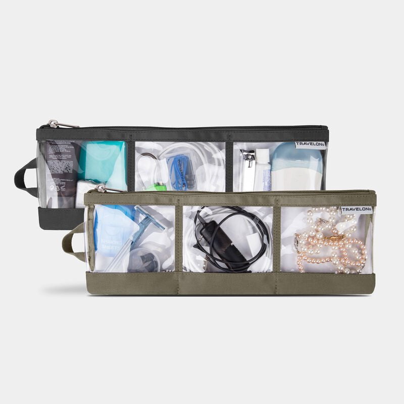 Travelon Set of 2 Packing Organizers for Travel Accessories - Perfect for Toiletry Bags, Jewelry & Small Items Organization
