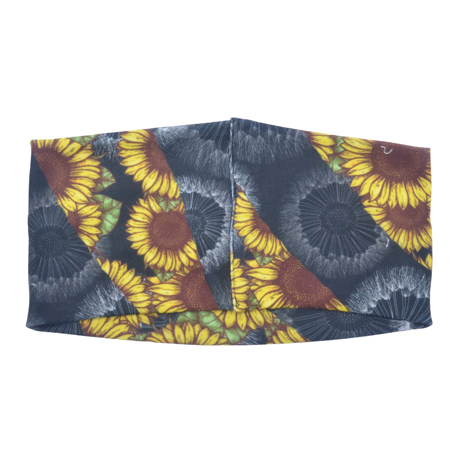 CowCow Women's Yoga Headbands - Stretchy Lightweight Sports Headband for Running, Workout & Fitness - Floral Patchwork Design for Women & Girls - Perfect for Yoga, Gym, Jogging & Outdoor Activities