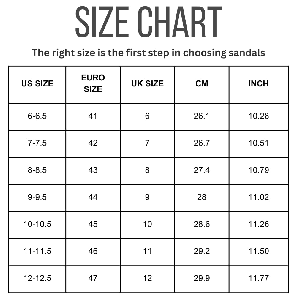 Premium Genuine Leather Men's Sandals with Memory Foam & Cork Footbed - Comfortable Non-Slip Flip Flops with Adjustable Straps - Ideal for Beach, Pool, Travel & Casual Wear (Arizona Style)