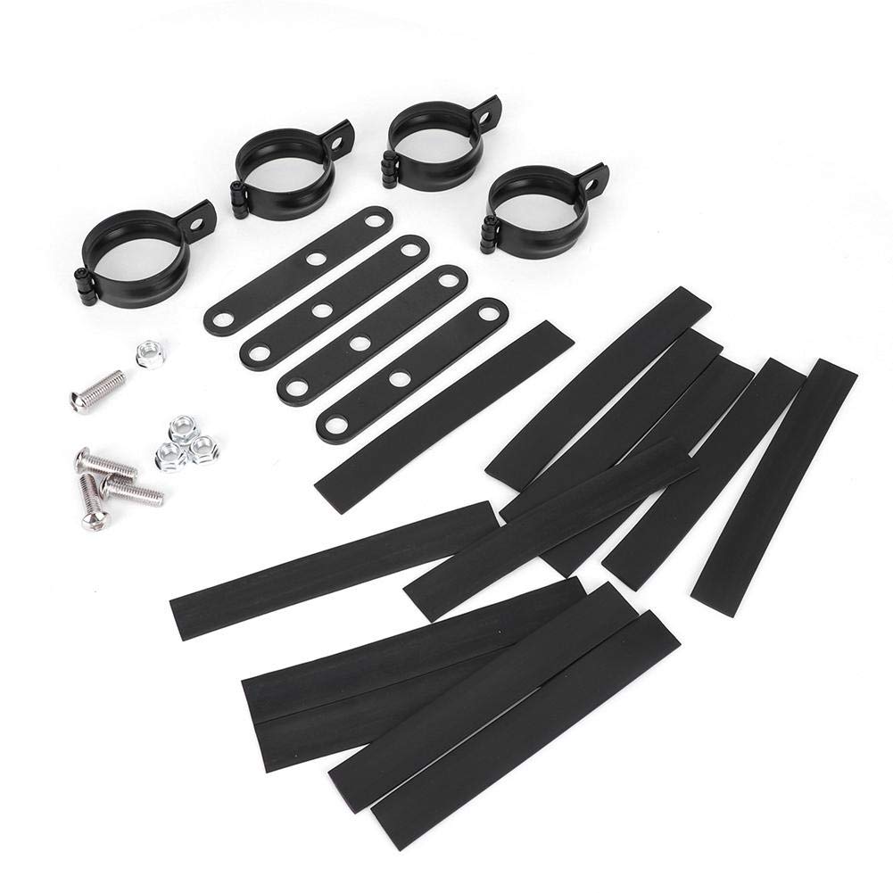 Universal CNC Aluminum Motorcycle Headlight Bracket - Adjustable for 34-60mm Fork Tubes (Fits 41-51mm) | Durable Head Lamp Mounting Clamps for Harley, Honda, Yamaha & More | Perfect for Night Riding & Custom Bike Builds