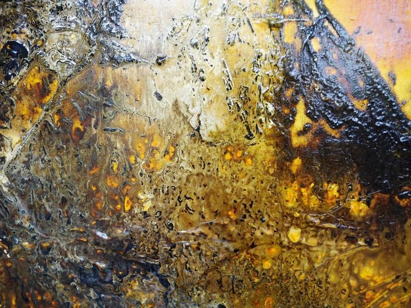 Australian Sienna Riot 160cm x 100cm Abstract Canvas Art - Modern Wall Decor for Living Room, Bedroom & Office