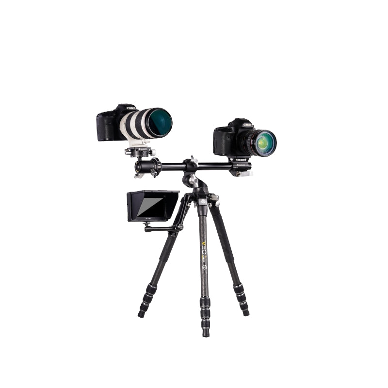 VEO 3T+ 264CB Ultra Lightweight Carbon Fiber Travel Tripod for DSLR Cameras - Perfect for Hiking, Travel Photography & Outdoor Adventures