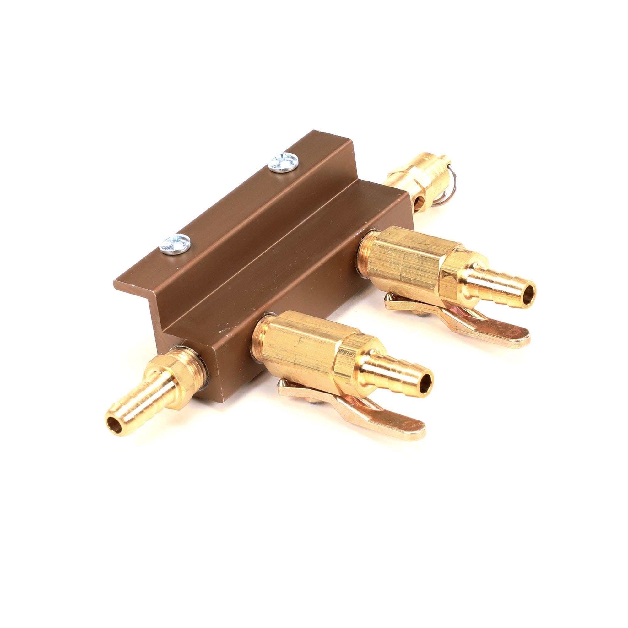 Perlick 20852-2 2 Way Air Distributor - High Quality Brass Air Valve for Draft Beer Systems, Home Brewing & Commercial Use