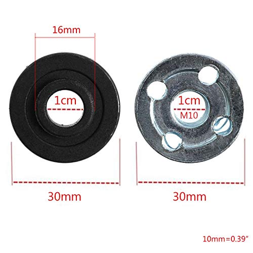 2Pcs Angle Grinder Replacement Inner & Outer Flange Set Compatible with Makita 9523 C7AD - Perfect for Metal Cutting, Grinding & Polishing Projects