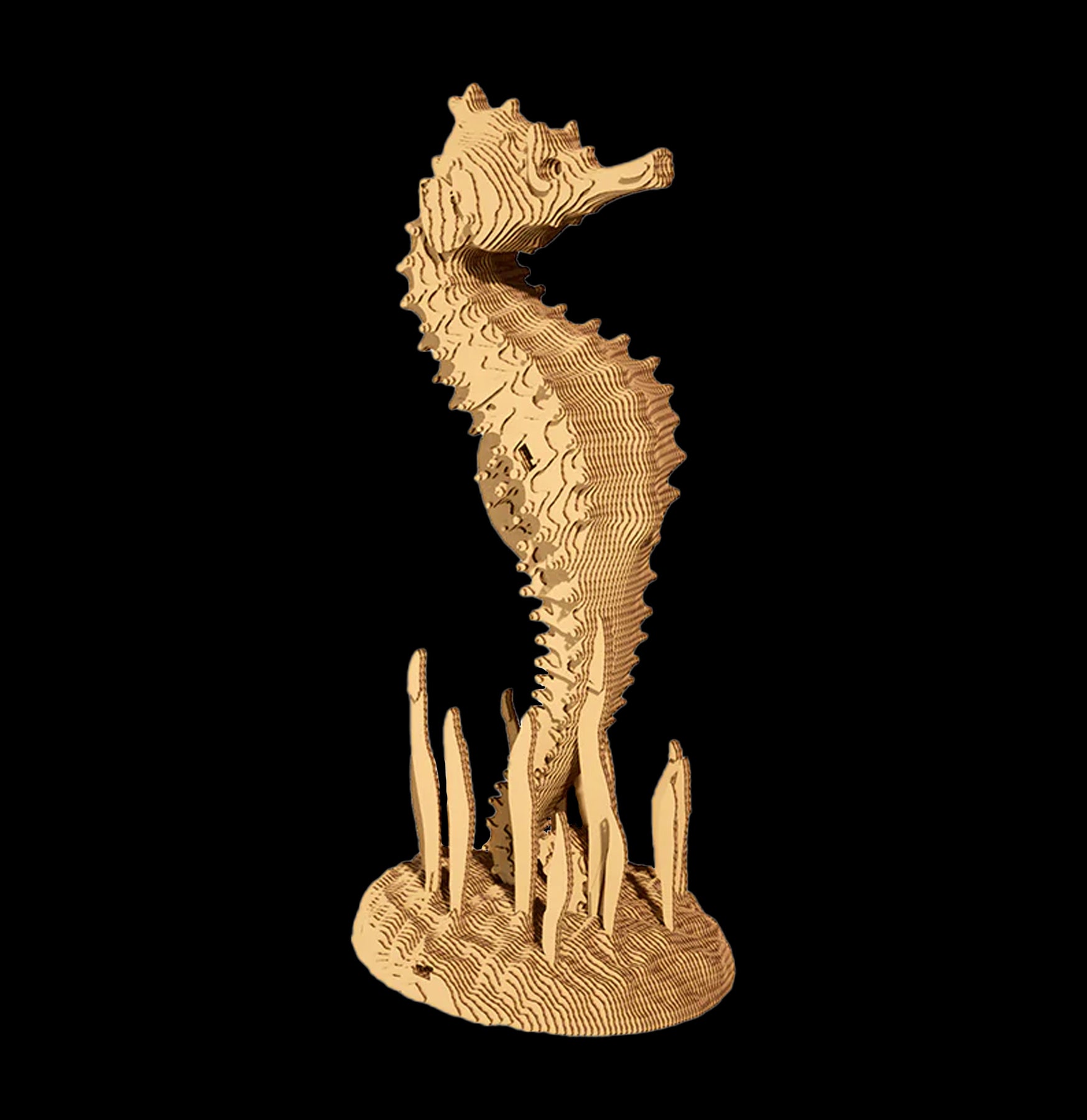 3D Seahorse Puzzle - Challenging Ocean Animal Jigsaw Toy for Adults & Kids - Perfect for Family Game Night & Educational Play