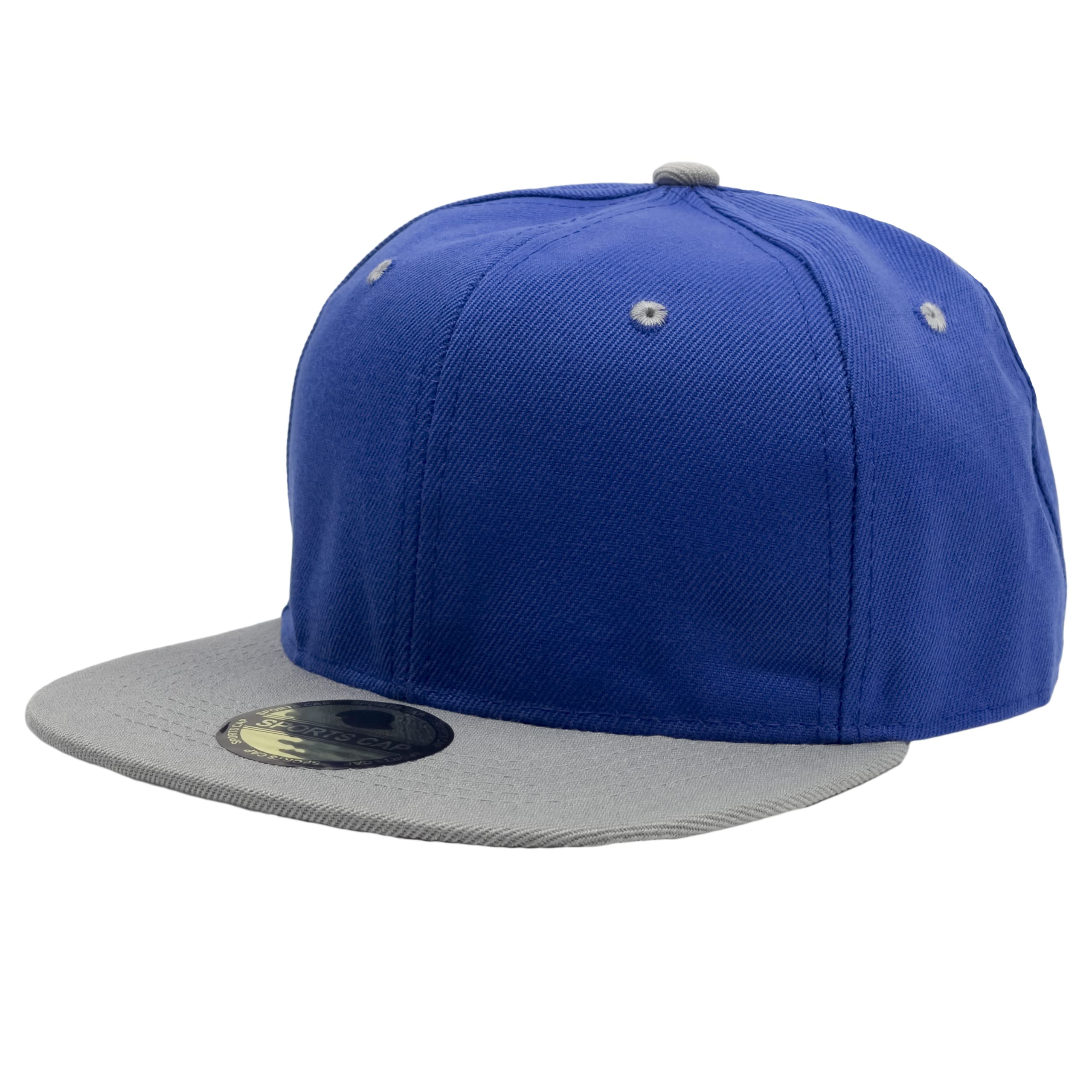 Utmost Classic Snapback Baseball Cap - Hip Hop Style Flat Bill Visor Hat | Blank Solid Color & Camouflage Design | Adjustable Size for Men & Women | Perfect for Streetwear, Hip Hop Fashion & Outdoor Activities