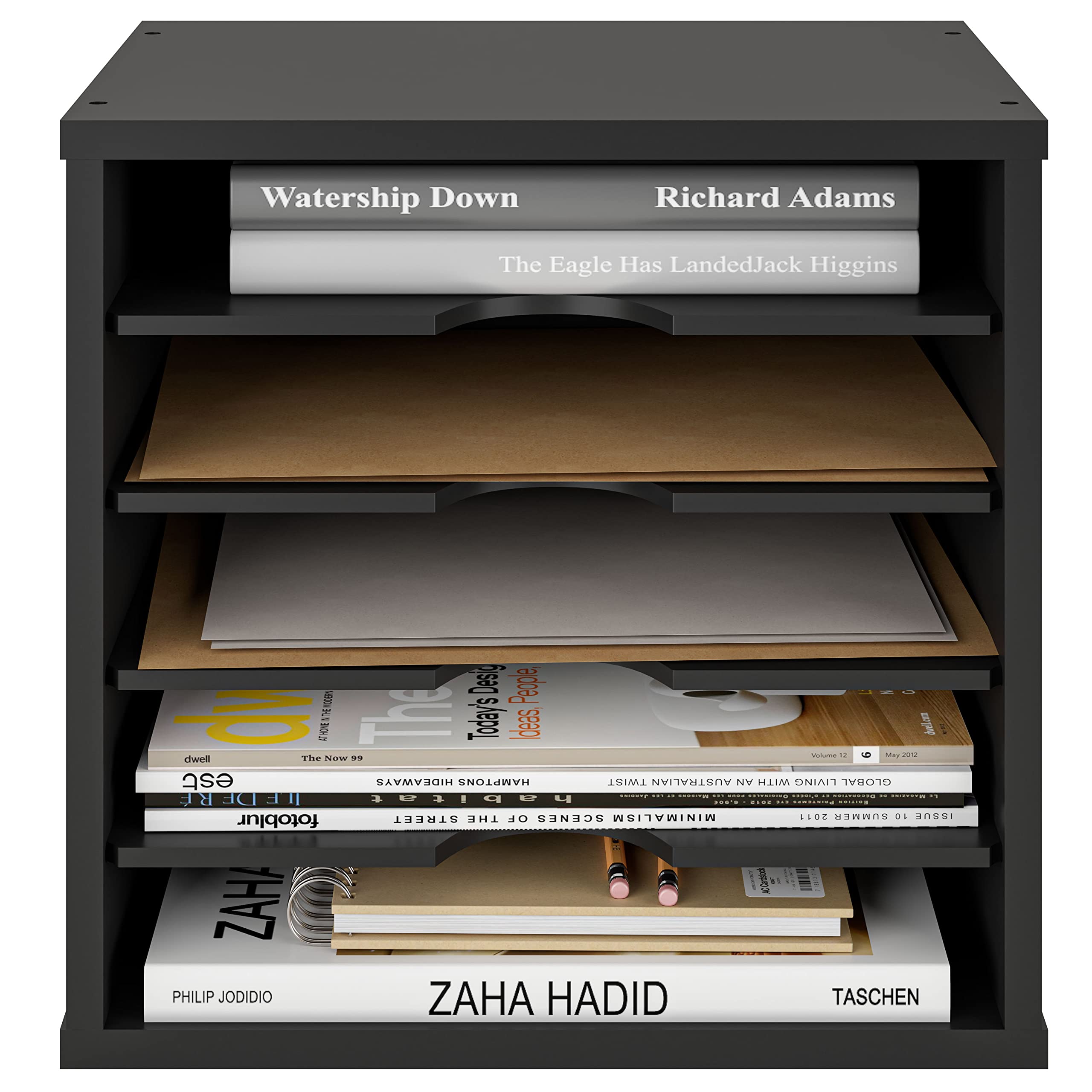 Ballucci 5-Tier Adjustable File Organizer & Paper Sorter - 13.5