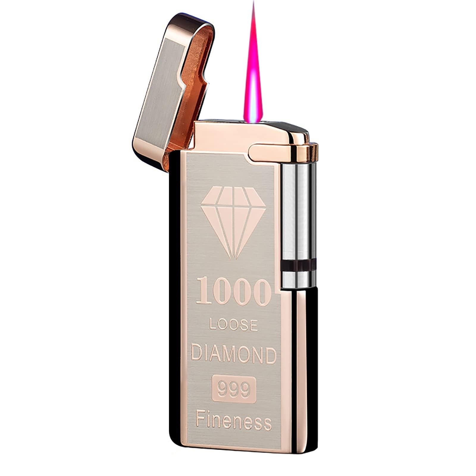 Windproof Torch Lighter - Red Flame for BBQ, Camping & Welding