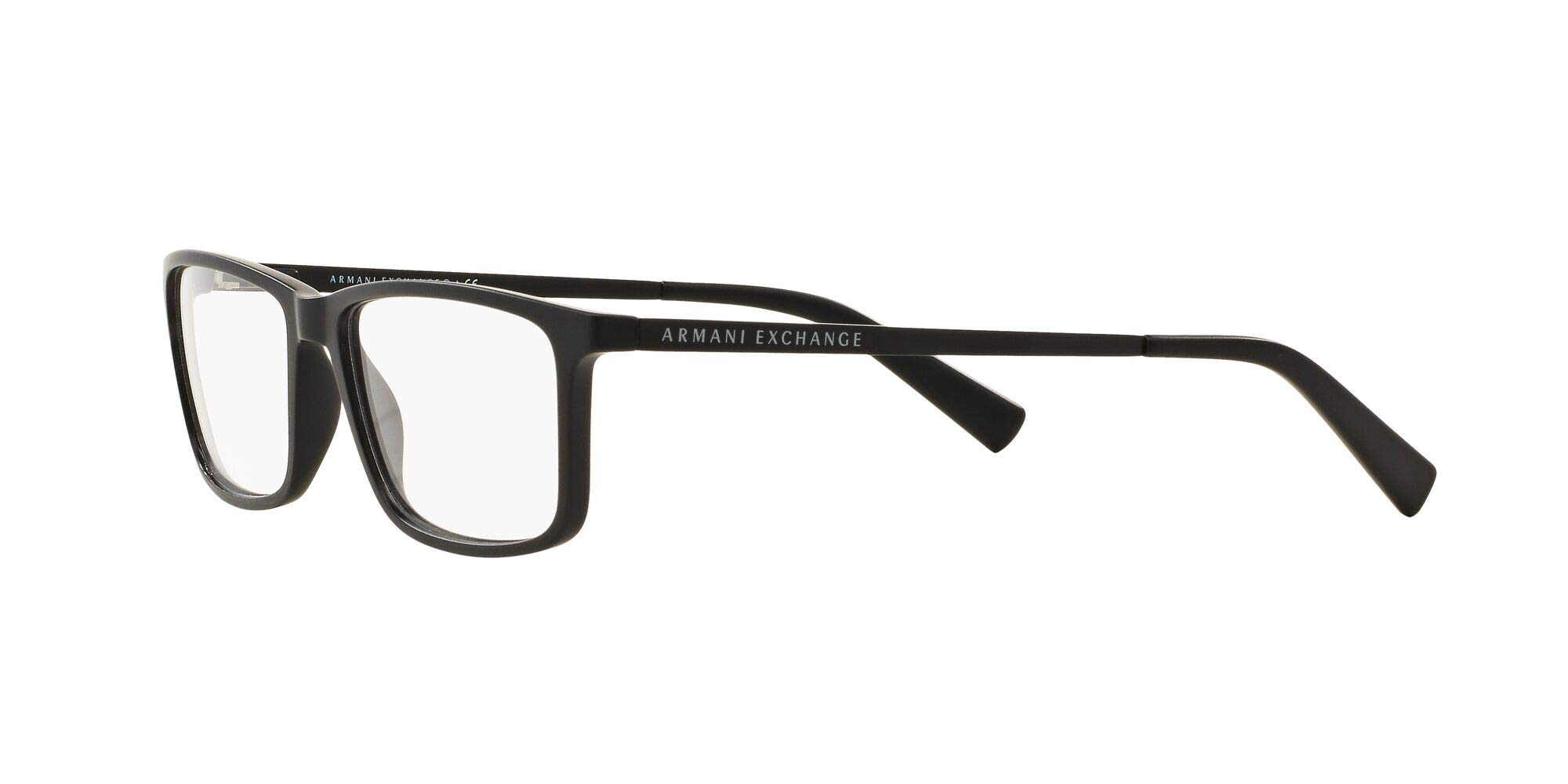 Armani Exchange AX3027 Men's Rectangular Prescription Eyeglass Frames - Stylish & Durable Eyewear for Work, Driving & Everyday Use