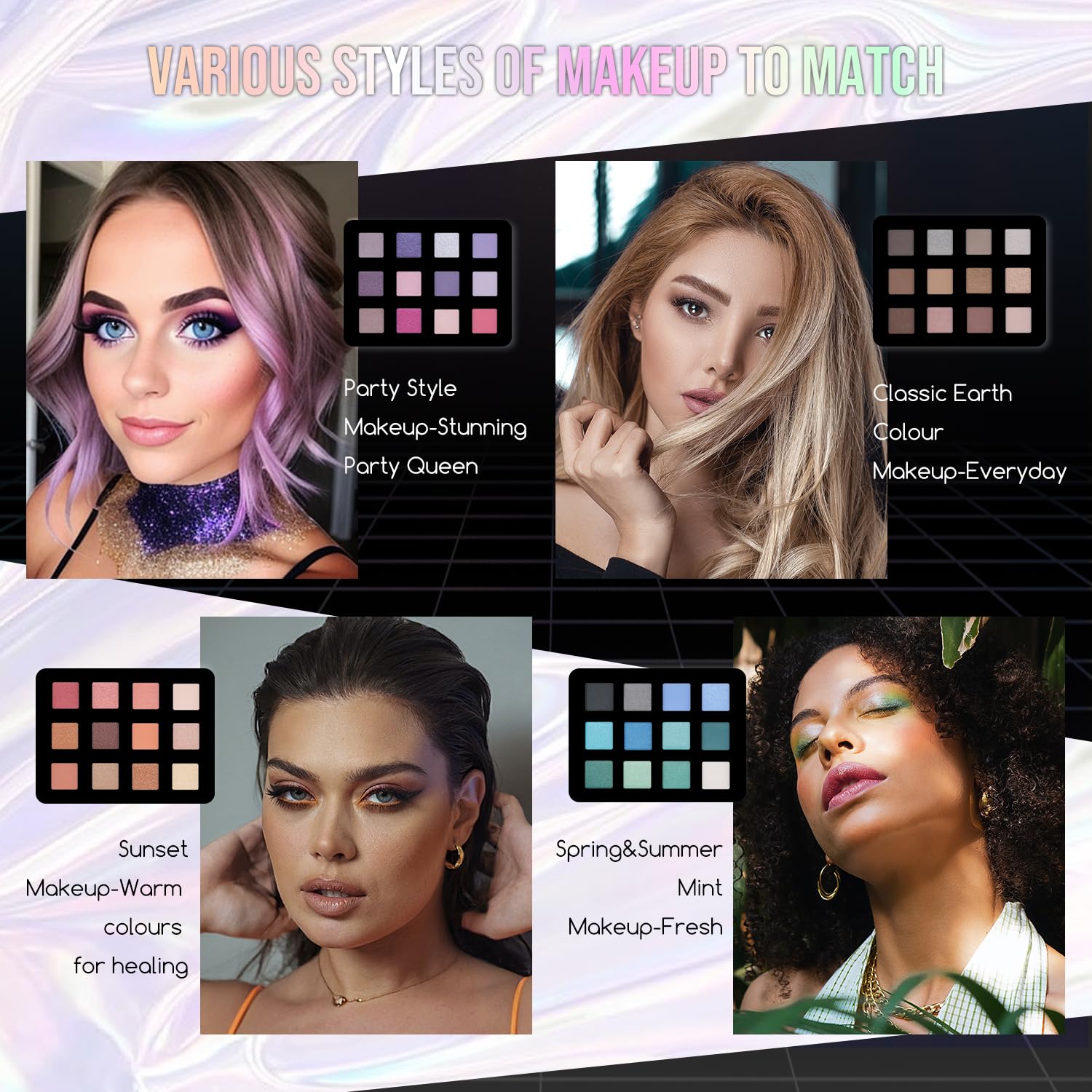Teen Makeup Kit for Beginners - Eyeshadow, Blush, Lipgloss - Perfect Birthday Gift for Girls