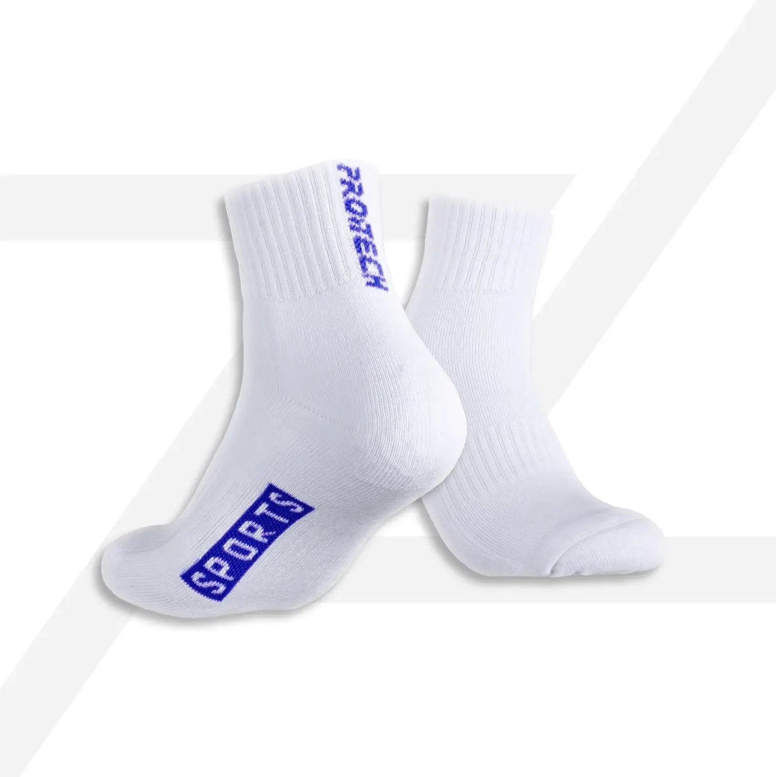 PROTECH Cotton Quarter Sport Socks QS1001 - Breathable Athletic Socks for Running, Gym & Outdoor Activities - Comfortable Cushioned Socks for Men & Women