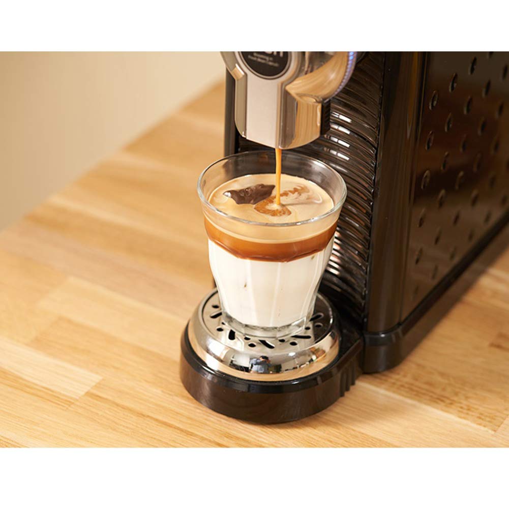 FEAN Portable Stainless Steel Capsule Coffee Machine - 220V Compatible with Nespresso Capsules, Black Espresso Maker for Home & Office Use | Perfect for Kitchen Countertops, Small Spaces & Travel