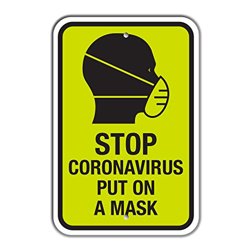 SmartSign 'Put On A Mask' Sign - 18