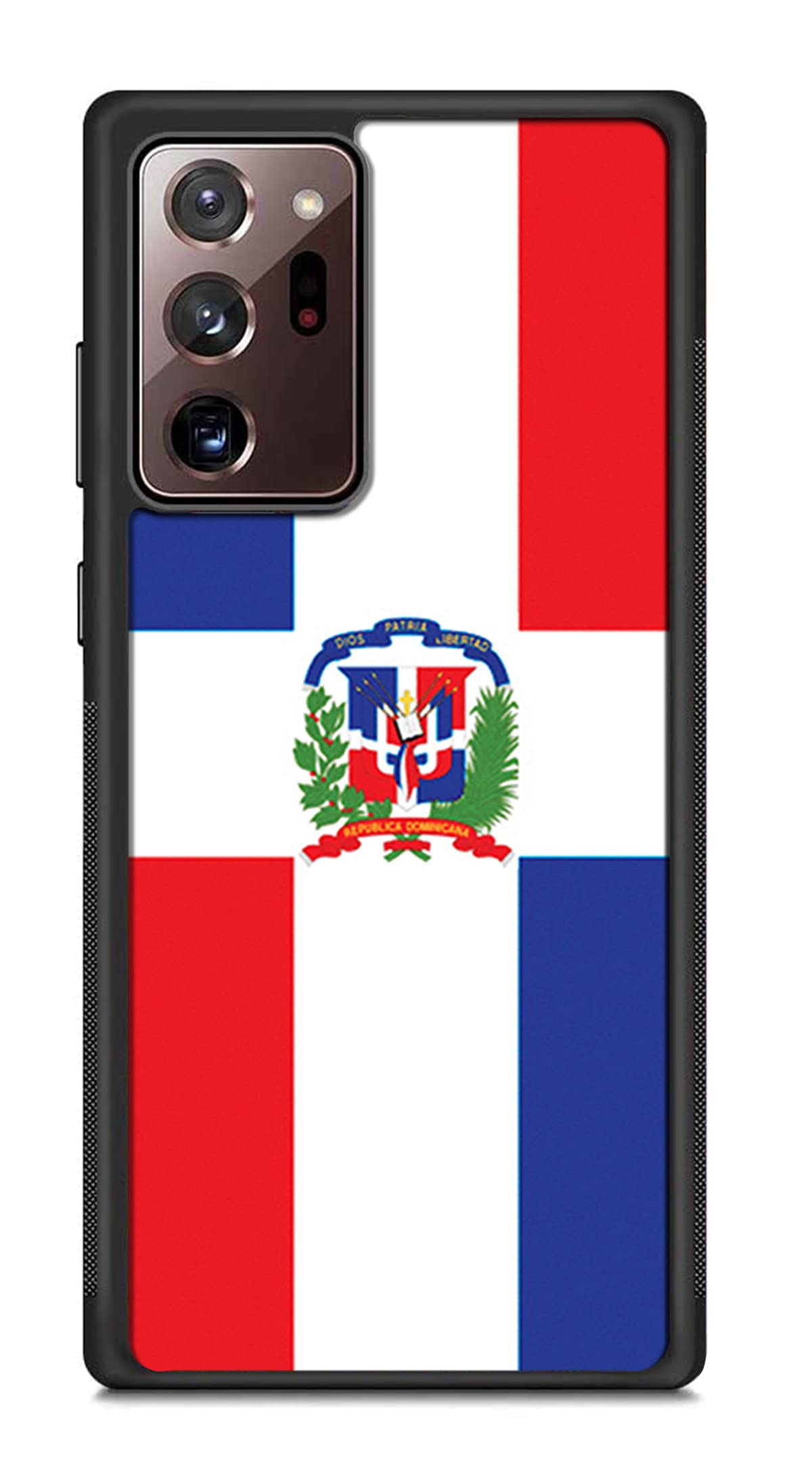 Samsung Galaxy Note 20 Ultra 5G Case with Dominican Flag Design - Shockproof TPU Protective Phone Cover for Impact Protection - Perfect for Travel, Work, and Everyday Use
