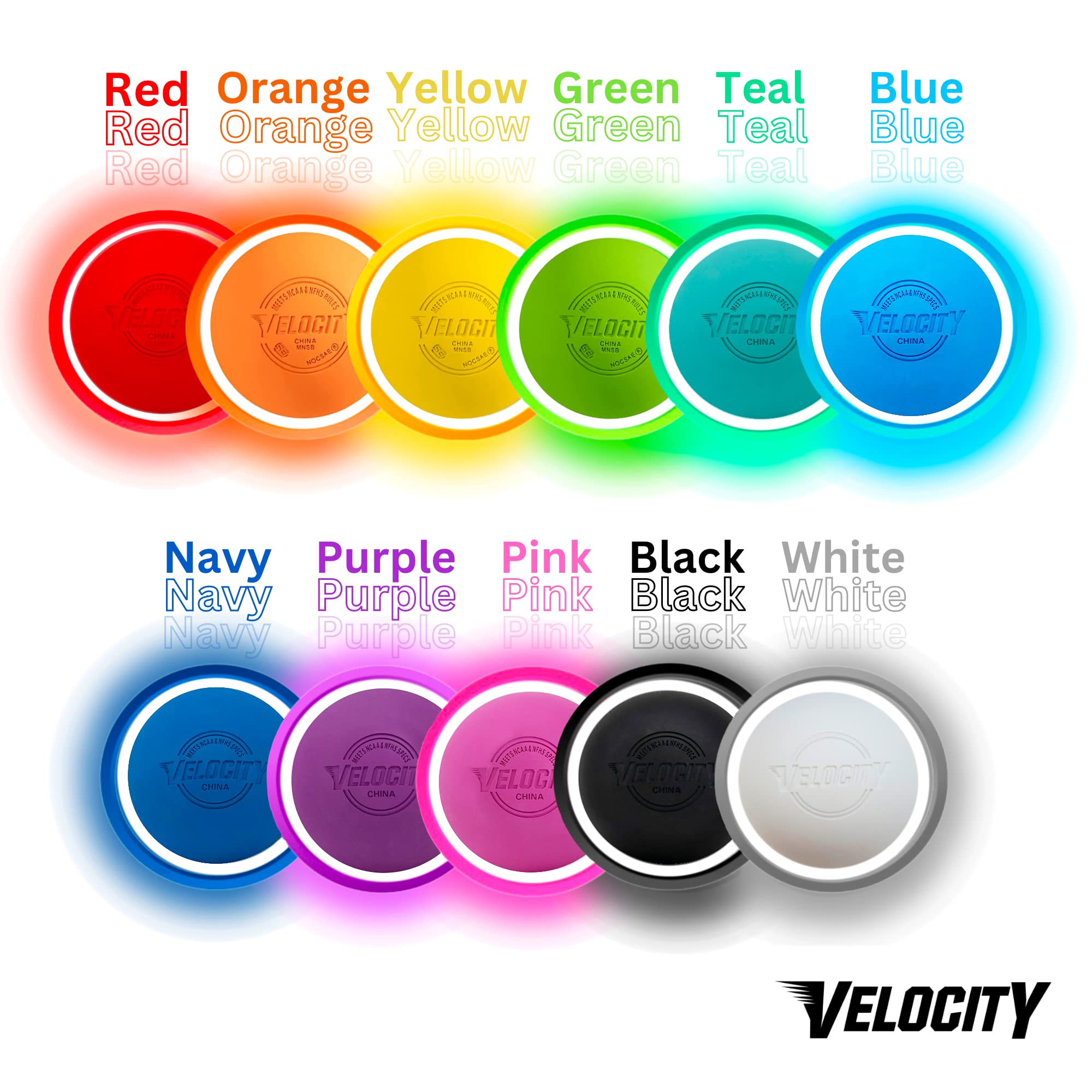 Velocity Lacrosse Balls - Official NFHS & NCAA Approved - Practice & Game Training Balls (1, 2, 3, 6, 12, 18, 24, 36, 60, 120 Pack Options) - Perfect for Team Drills, Wall Ball Practice & Competitive Play