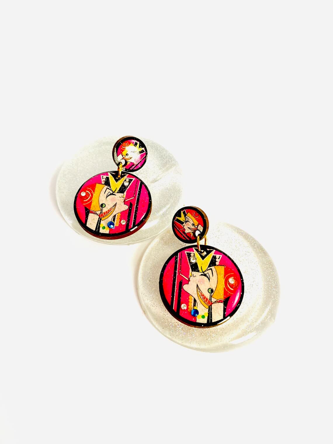 Art Deco Modern Earrings - Roaring 20s Style Vintage Inspired Jewelry | 1920s Charleston Retro Dangle Earrings for Women | Perfect for Gatsby Parties, Flapper Costumes & Vintage Fashion Lovers