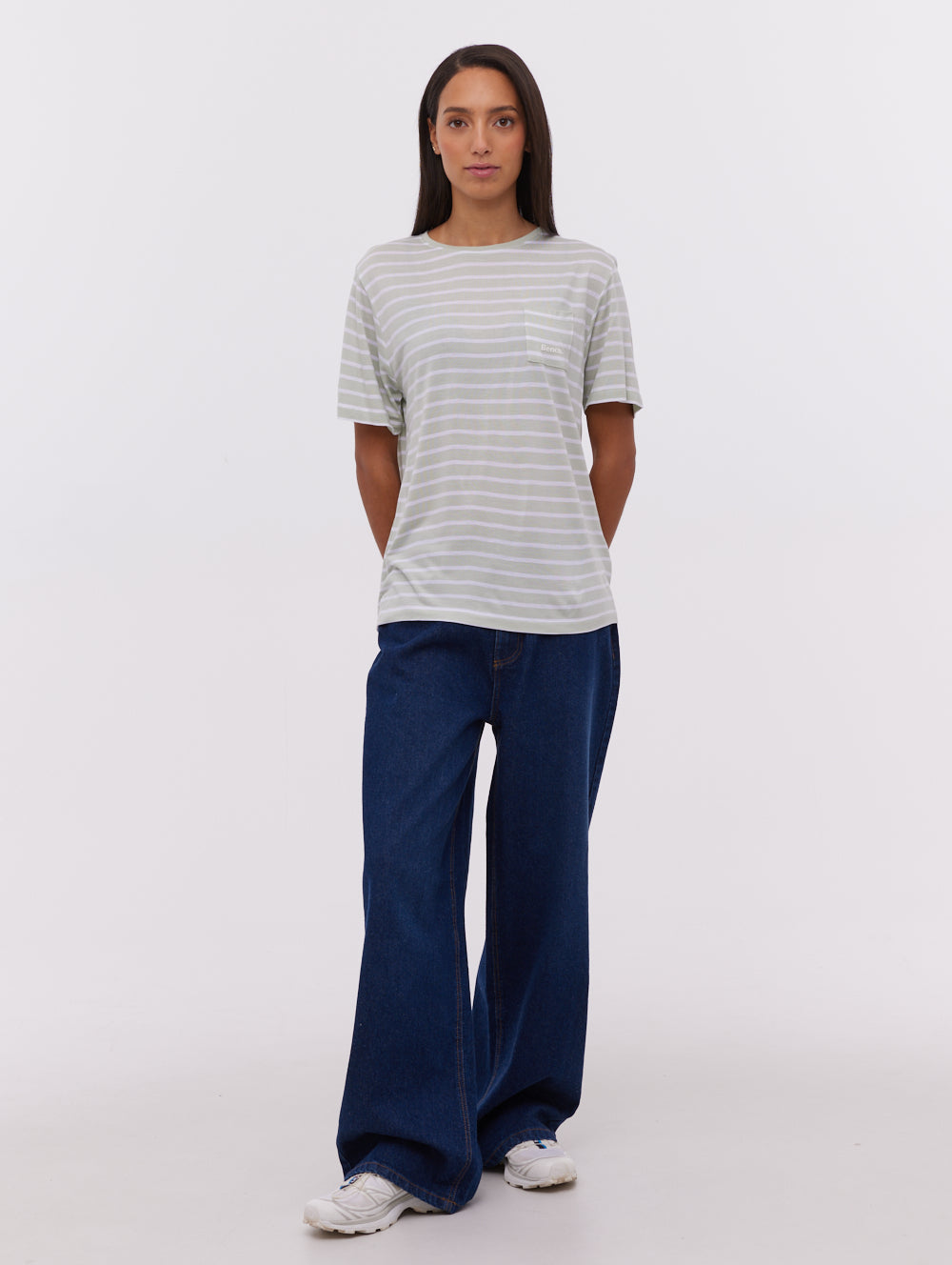 Nouria Striped Pocket T-Shirt for Men - Casual Comfort Fit Cotton Tee - Perfect for Everyday Wear, Outings & Relaxation
