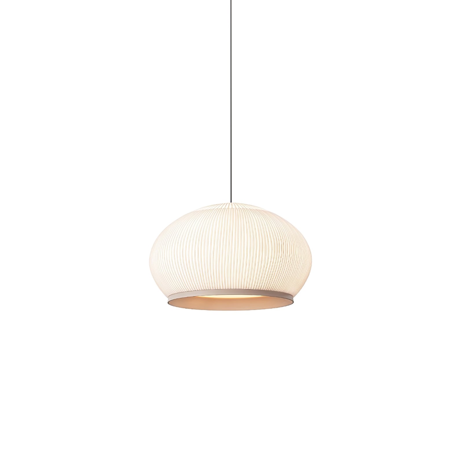 Modern Lantern Knit Pendant Light - Handwoven Rattan Hanging Lamp for Bedroom, Living Room, and Dining Room - Cozy Boho Home Decor with Warm Ambient Lighting