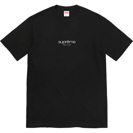 Supreme Classic Logo T-Shirt Black 2022 - Streetwear Fashion for Men & Women | Casual Wear, Hip Hop Style, Urban Outfits