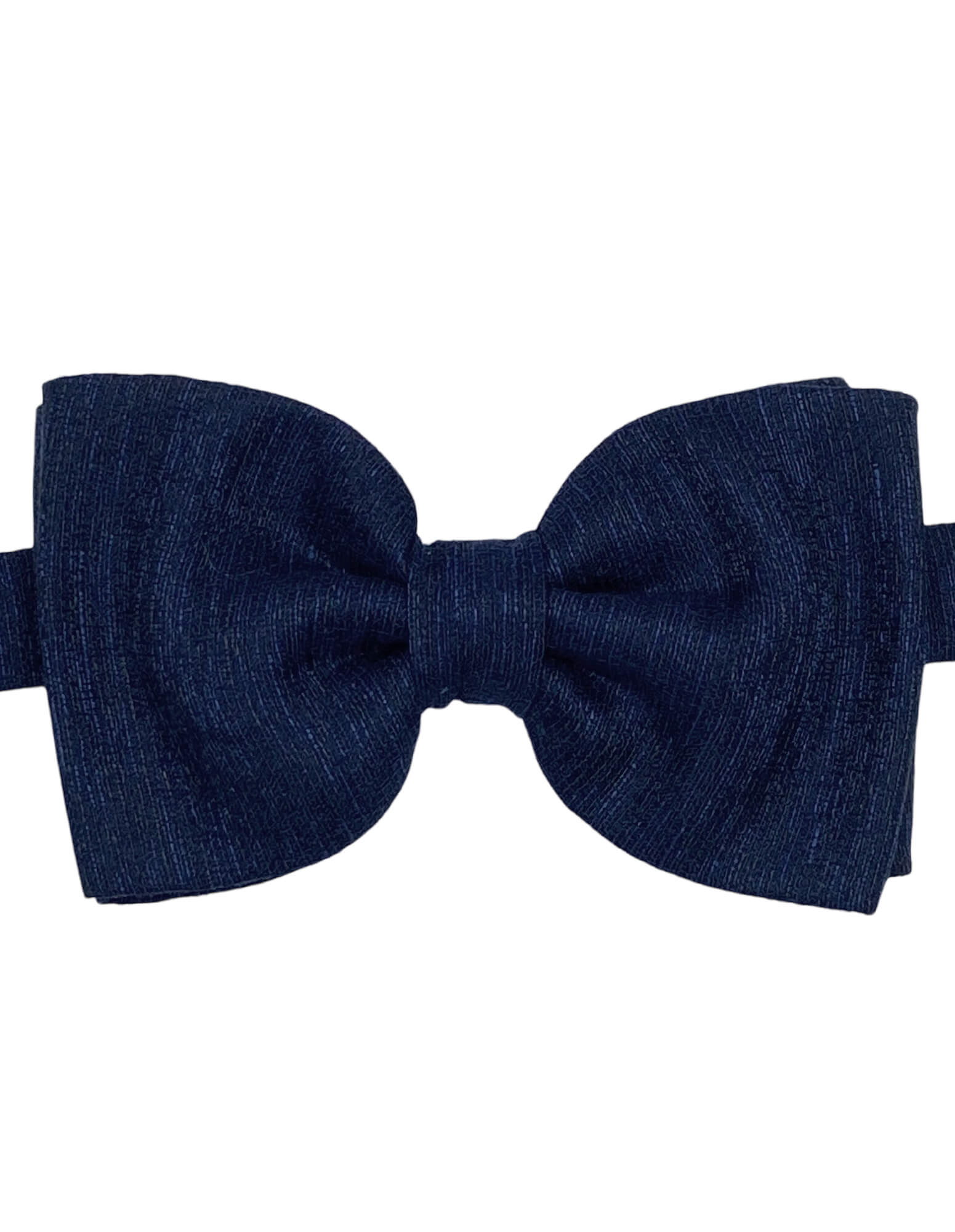 DÉCLIC Palermo Navy Bow Tie for Men - Elegant Pre-Tied Necktie for Weddings, Parties & Formal Events