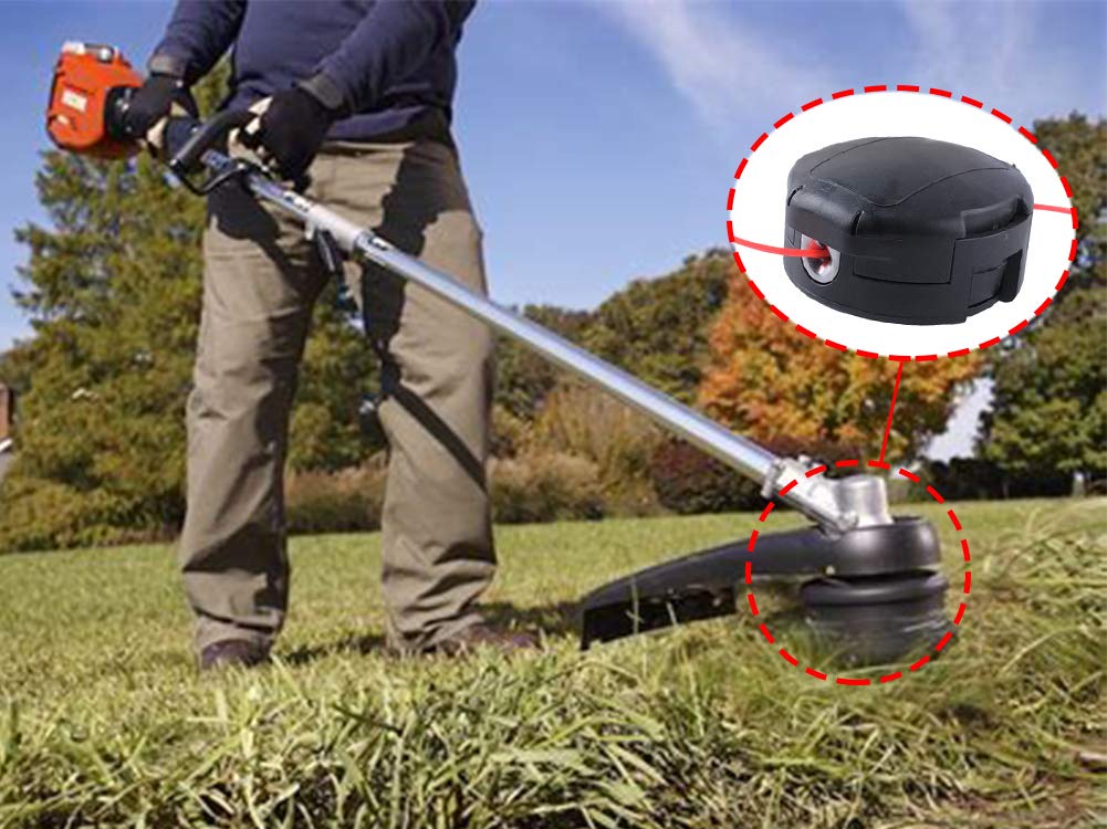 Echo SRM 225 Trimmer Head Replacement - Compatible with SRM210, SRM210SB, SRM211, SRM211SB, SRM225SB, SRM260SB String Trimmers - Includes Speed-Feed 400 Bump Head, Wear Cap, Spool Cover & Spring - Perfect for Lawn Care and Yard Maintenance