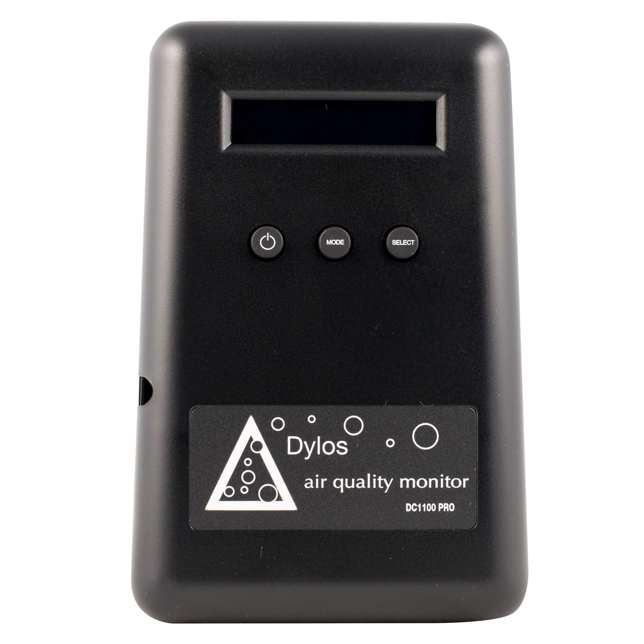 DC1100 Pro Air Quality Monitor - Accurate Indoor/Outdoor PM2.5, CO2, Temperature & Humidity Sensor | Home, Office, Baby Room & Travel Use