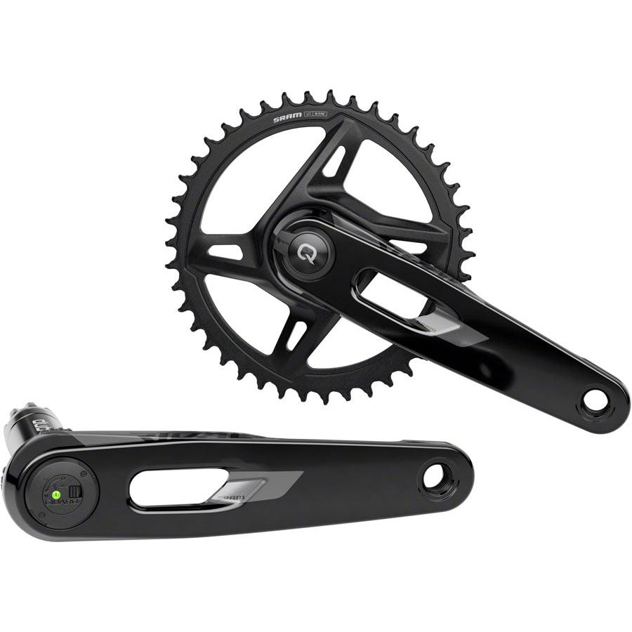 SRAM Rival 1x XPLR AXS Power Meter Wide Crankset - 165mm, 12/13 Speed, 42t, 8 Bolt Direct Mount, DUB PM Spindle, Carbon, E1 - Perfect for Road & Gravel Biking, MTB, and Performance Cycling