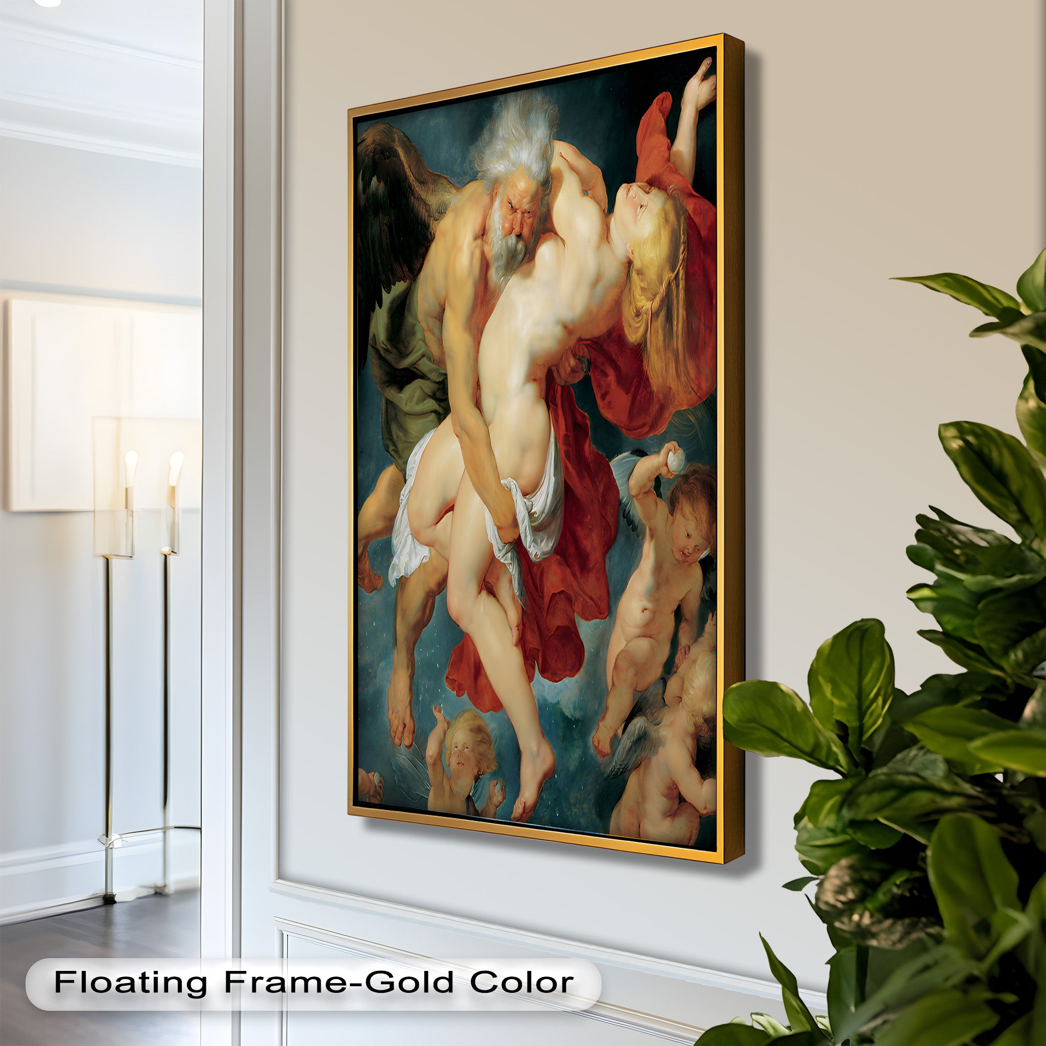 Abduction of Psyche - Mythological Renaissance Nude Oil Painting Reproduction | Classic Art Wall Decor for Living Room, Bedroom & Office
