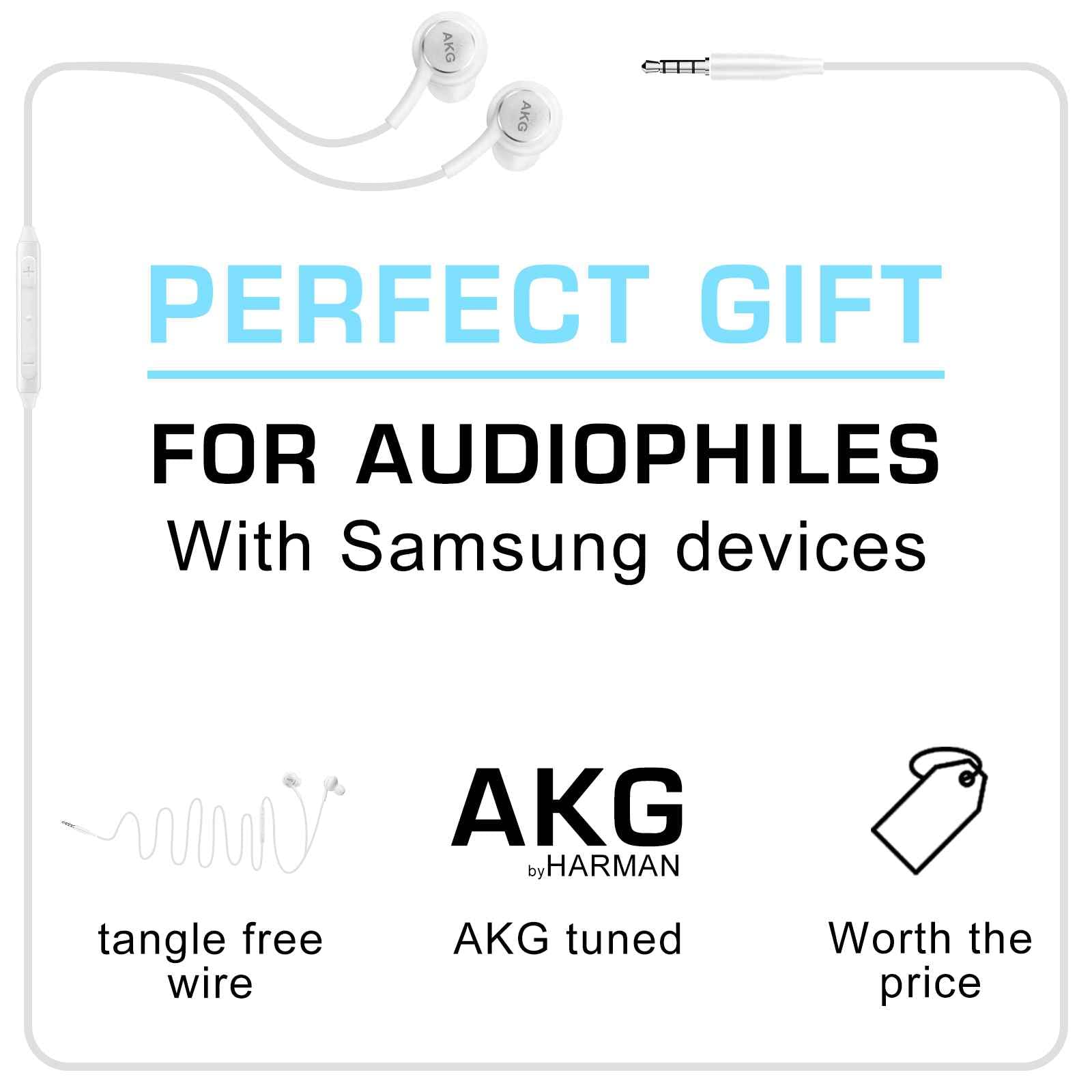 UrbanX Corded Stereo Earbuds with Microphone & Volume Control - Braided Cable Headphones for LG F60 (US Warranty) | Perfect for Commuting, Workouts & Gaming