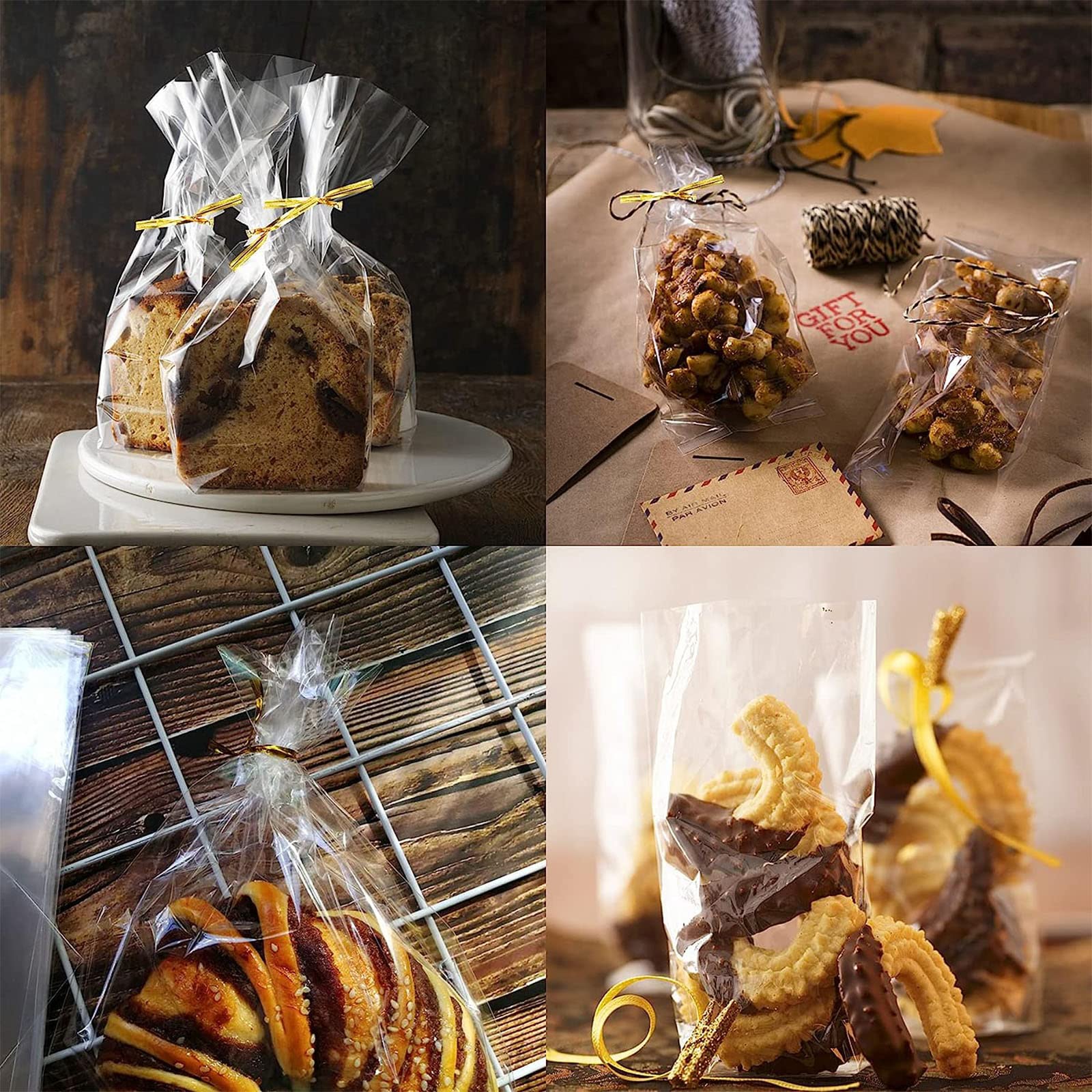 Augshy 300-Pack Cake Pop Bags - 3X5