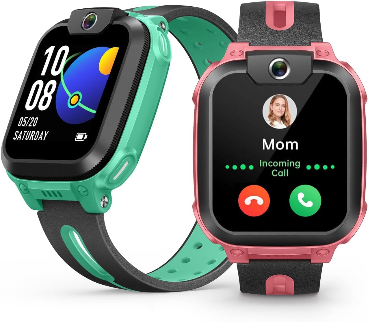 imoo Z1 Kids Smart Watch - Waterproof Smartwatch for Girls & Boys with Video Calling, Long Battery Life, IPX8 Water Resistance (Rose) - Perfect for School, Play & Outdoor Activities