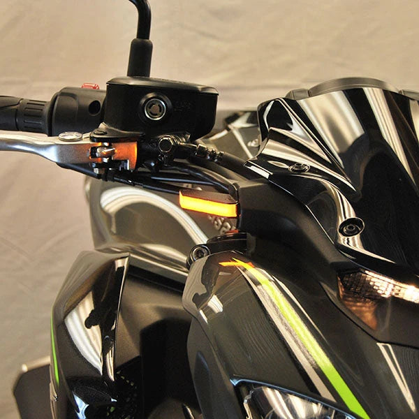 Kawasaki Z900 LED Front Turn Signals for Motorcycles (2017-Present) - Enhanced Visibility & Safety for Day & Night Riding
