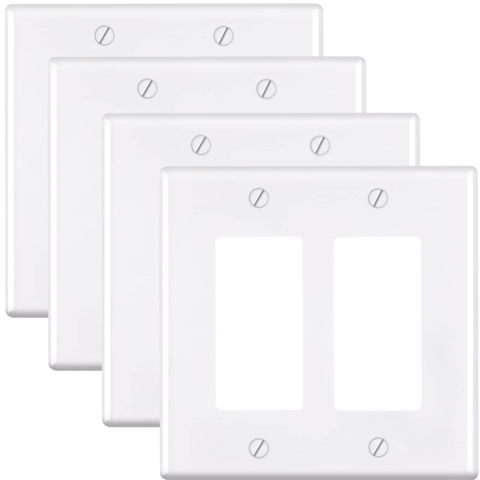 2-Gang Decorative Wall Plate Covers - 4.48