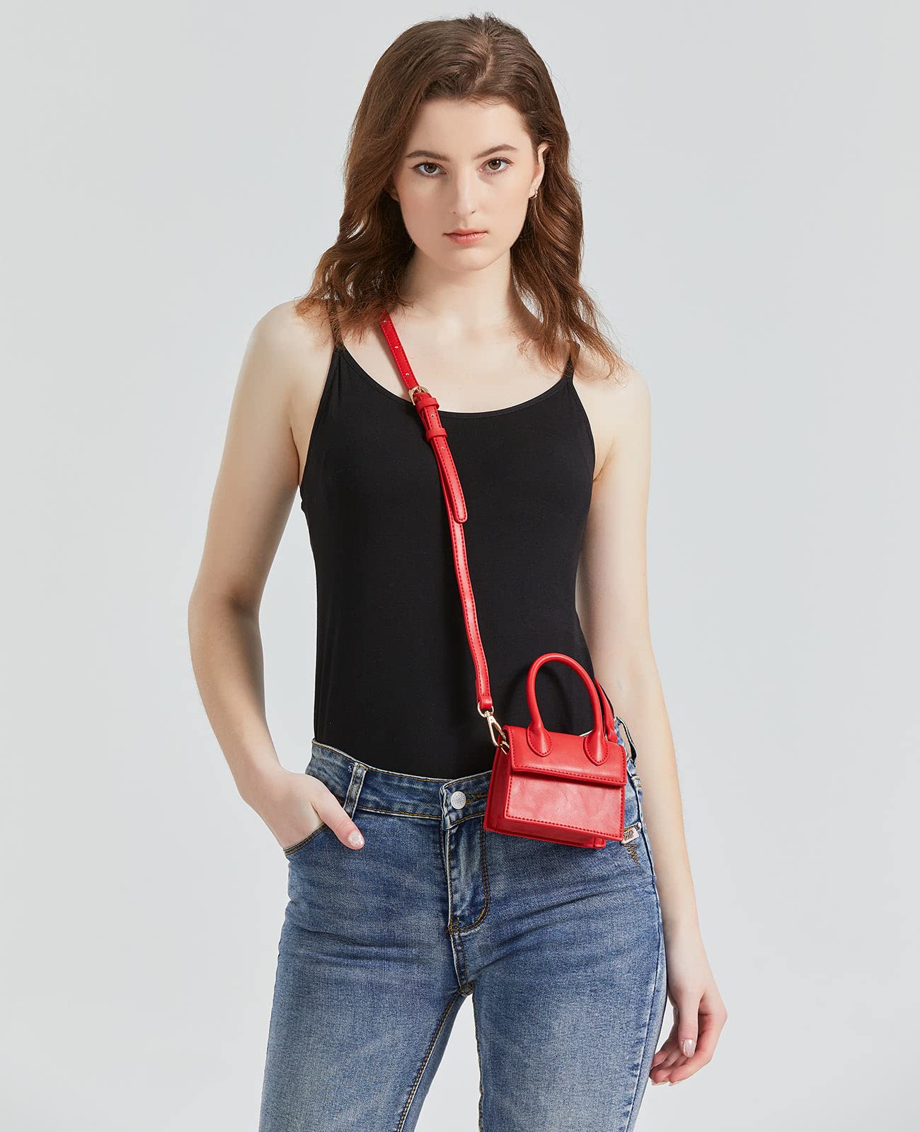 CATMICOO Mini Purse for Women - Small Crocodile Pattern Crossbody Bag for Everyday Use, Date Night & Travel Accessories