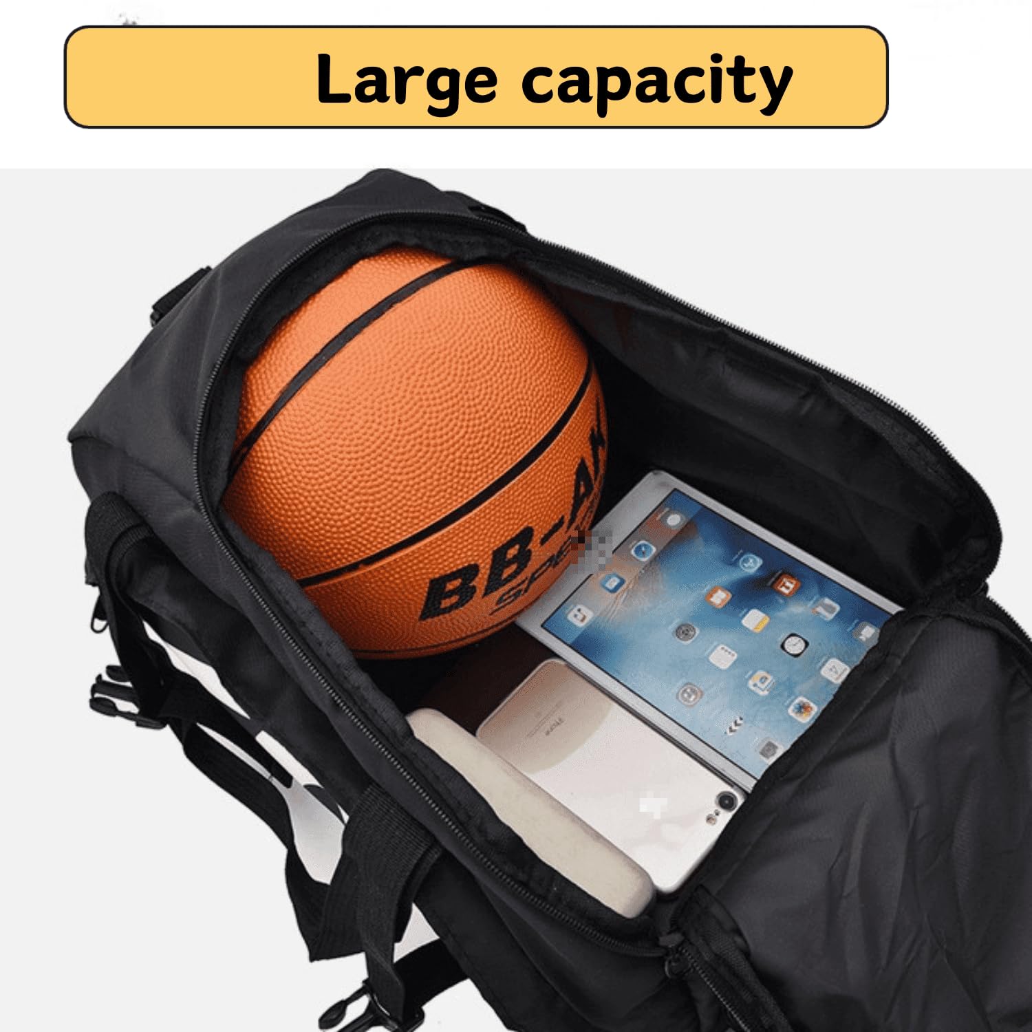 Best Gym Bag for Men & Women - Duffle Bag with Shoe & Wet Compartment - Perfect for Travel, Sports, Fitness & Workout - Water-Resistant & Spacious Design for Gym, Yoga & Outdoor Activities