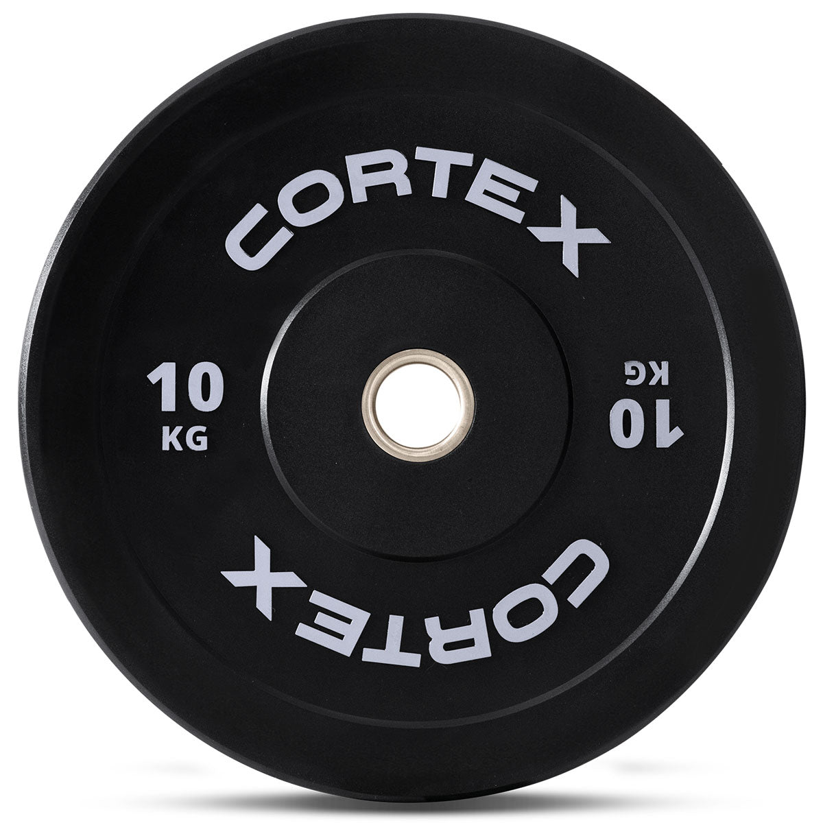 CORTEX 10kg Black Series V3 Bumper Plates (Pair) - Olympic Weightlifting, CrossFit & Home Gym Equipment for Strength Training